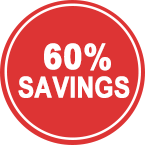 60% Savings